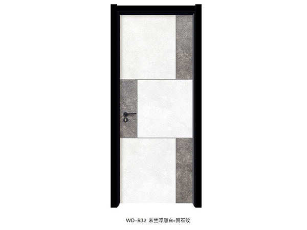 WD-932-米兰浮雕白+固石纹